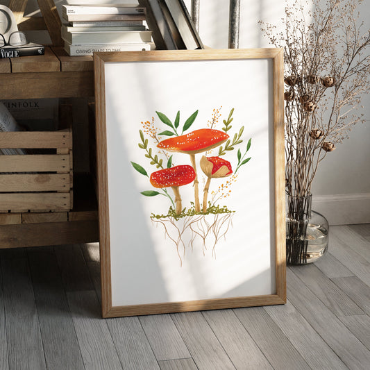 Mushroom Art Print