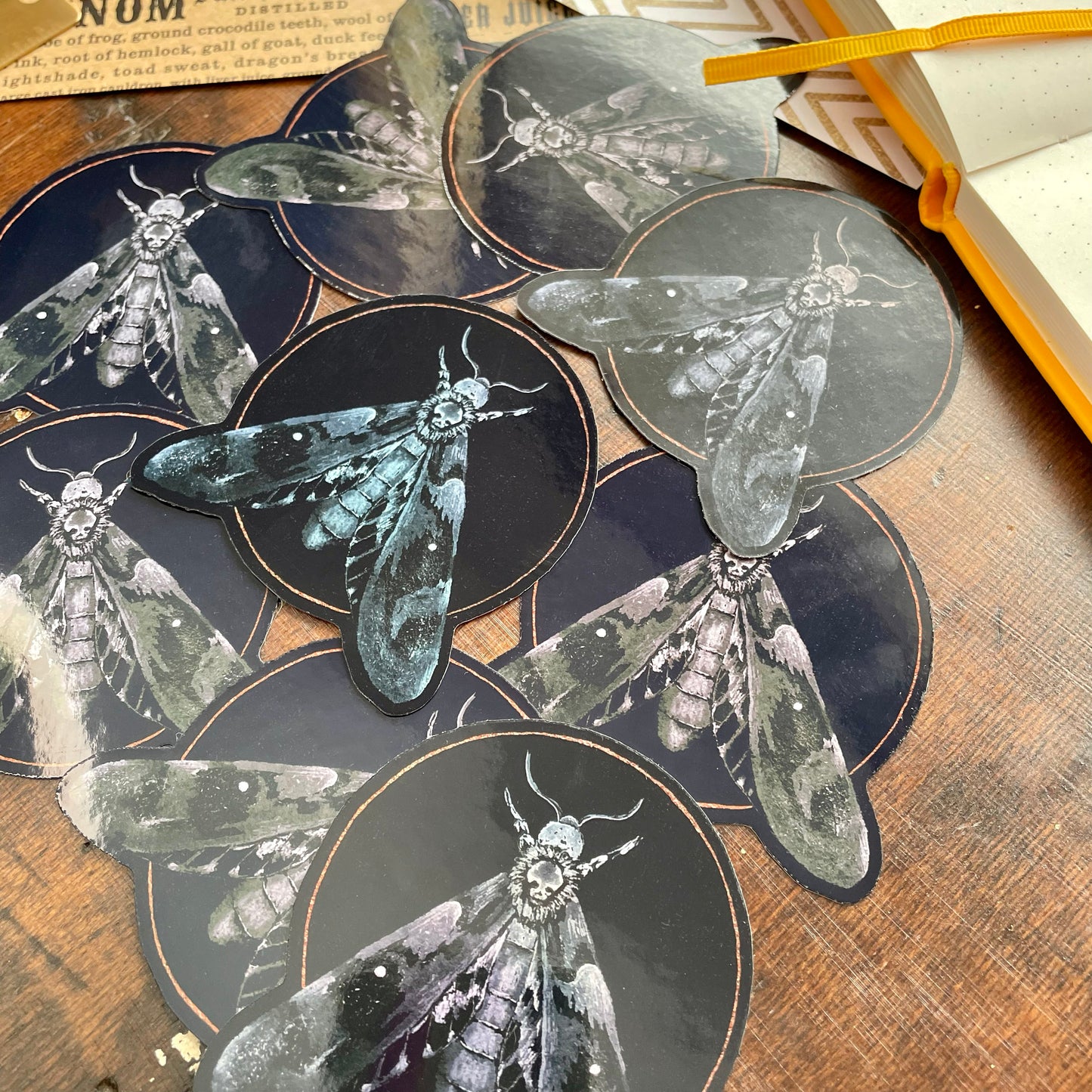 Death Moth Vinyl Sticker