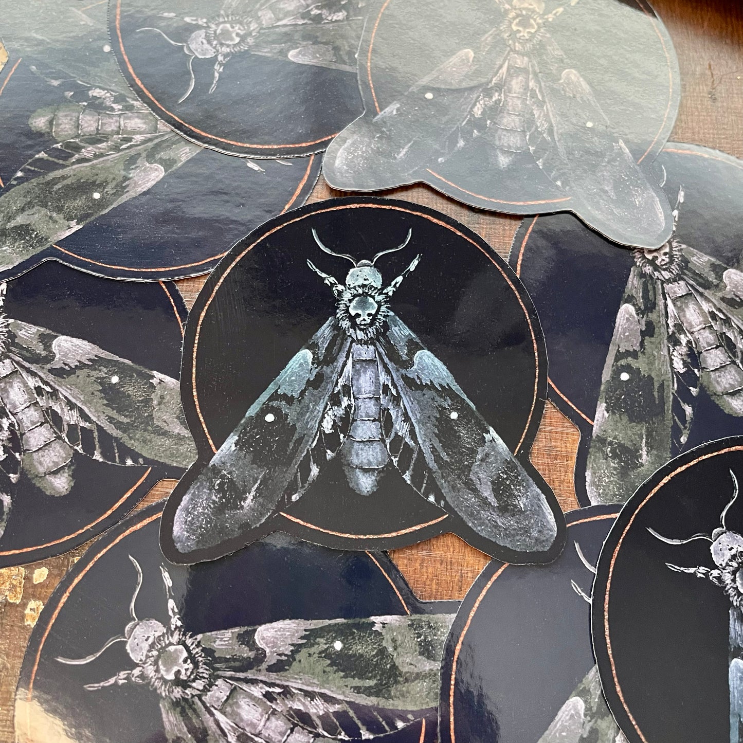 Death Moth Vinyl Sticker