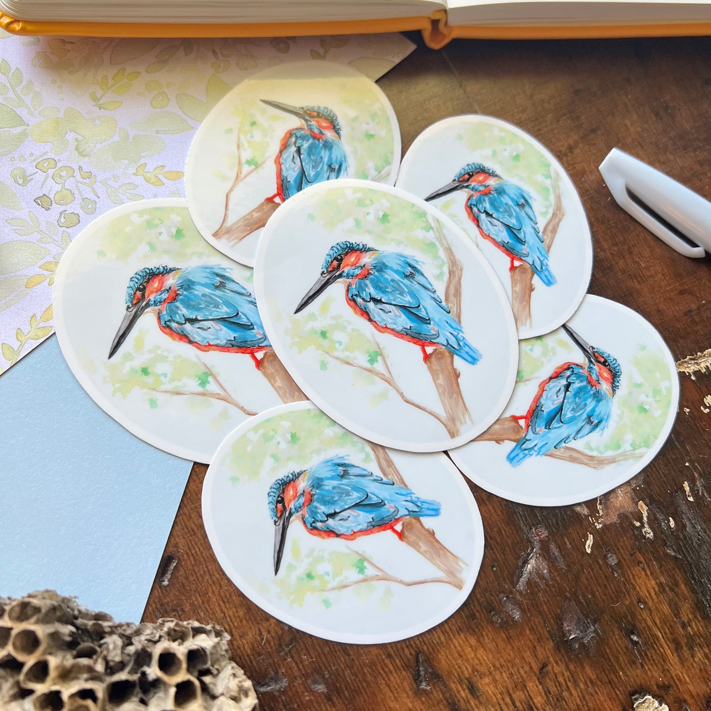 Kingfisher Vinyl Sticker