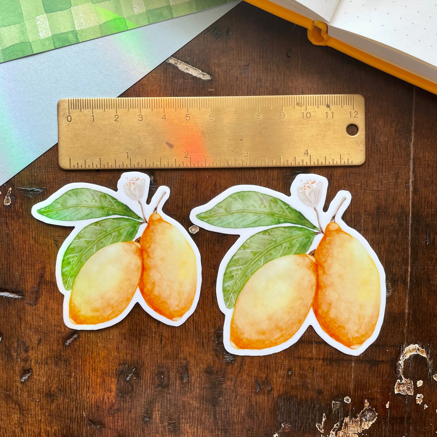 Botanical Lemon Vinyl Sticker