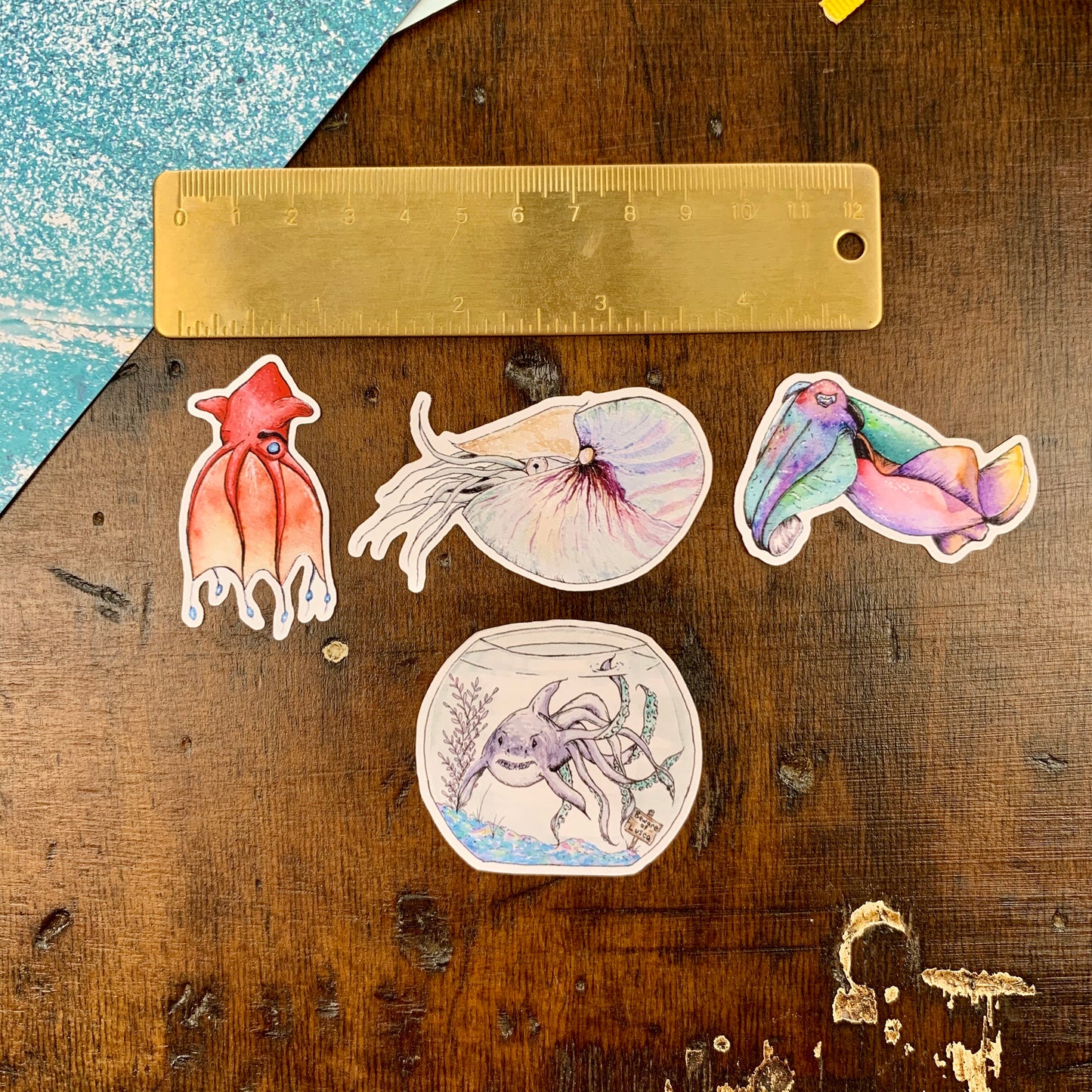 Cephalopod Sticker Pack